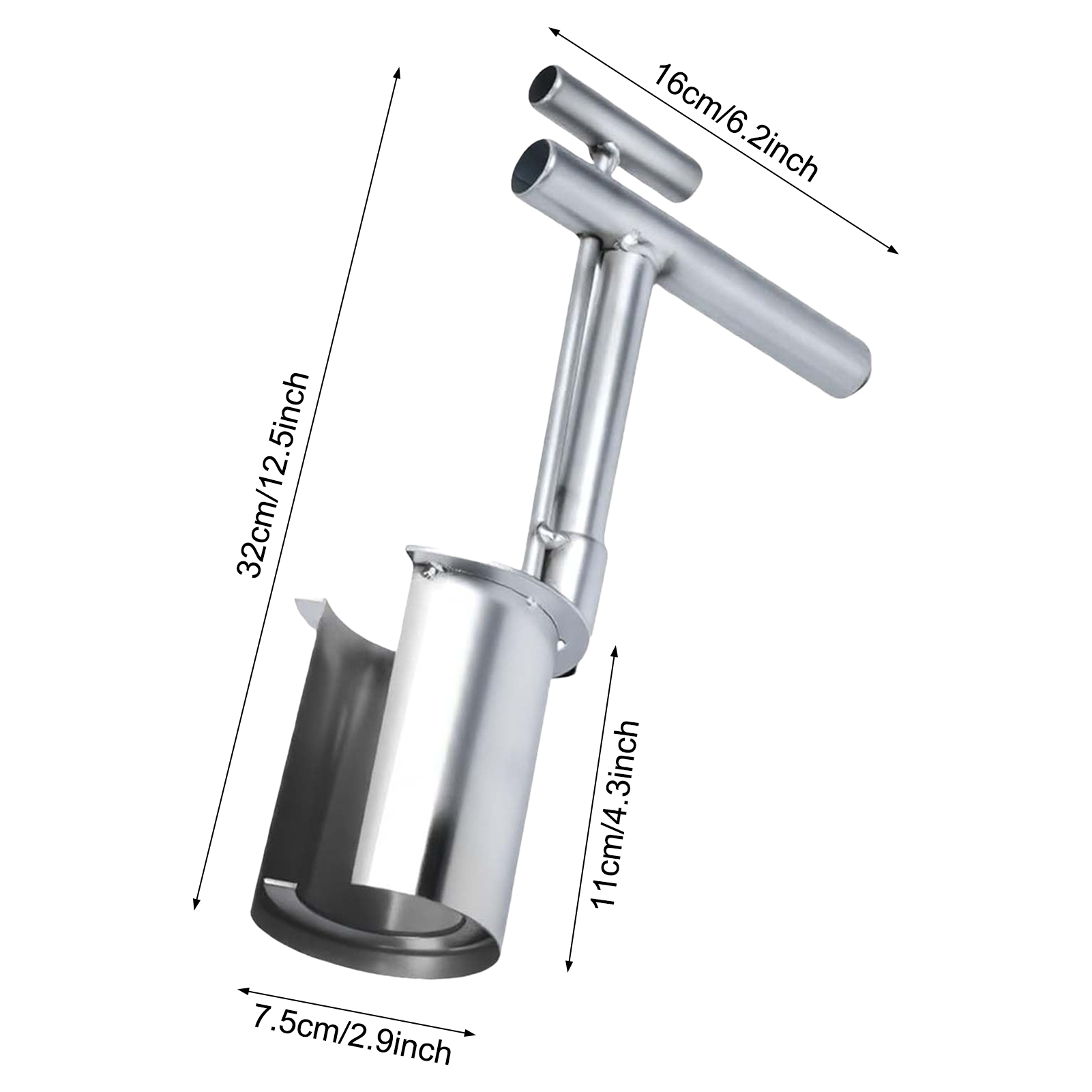 Herramienta de trasplante de plantas, trasplantador de plántulas de árboles frutales y plantas para plantar narcisos de tulipán, cebollas Dahlias