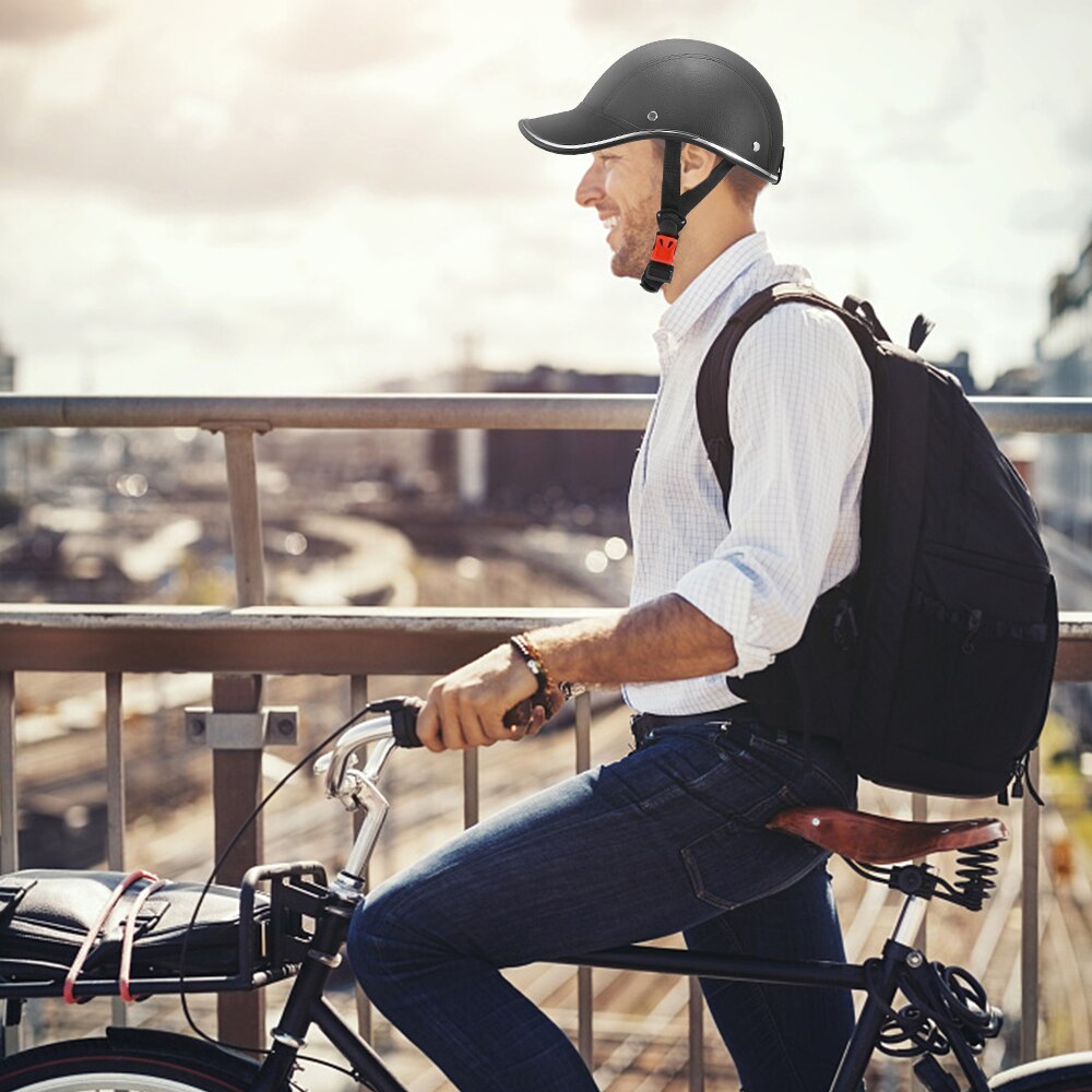 Cykelhjelm cykelhjelm cykelhjelm cykelhjelm baseballkasket hat til motorcykel cykel scooter motorcykelhjelm 2022