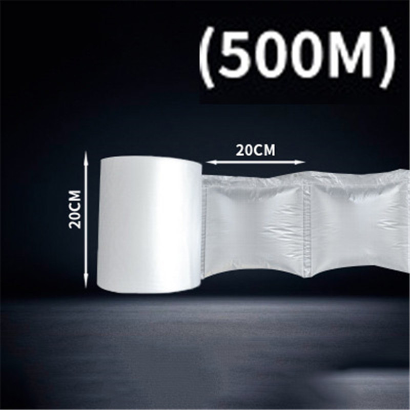 500m buffer luftpude maskine oppustelig pose fyldt airbag pakke stødsikker rulle film boble 20 * 10cm 20 * 15cm 20 * 20cm