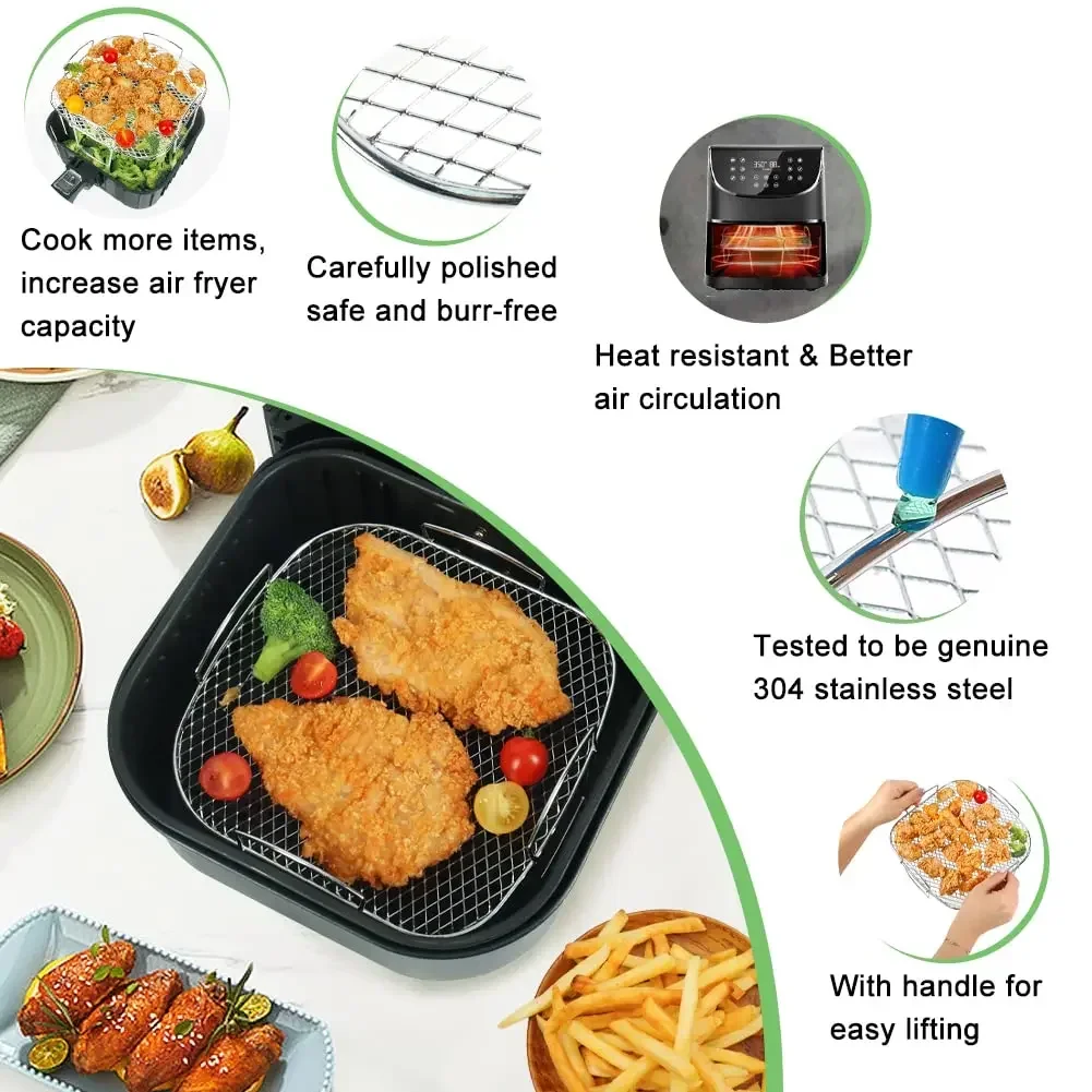 Multi-layer Detachable Grill Rack Thickened Air Fr... – Grandado