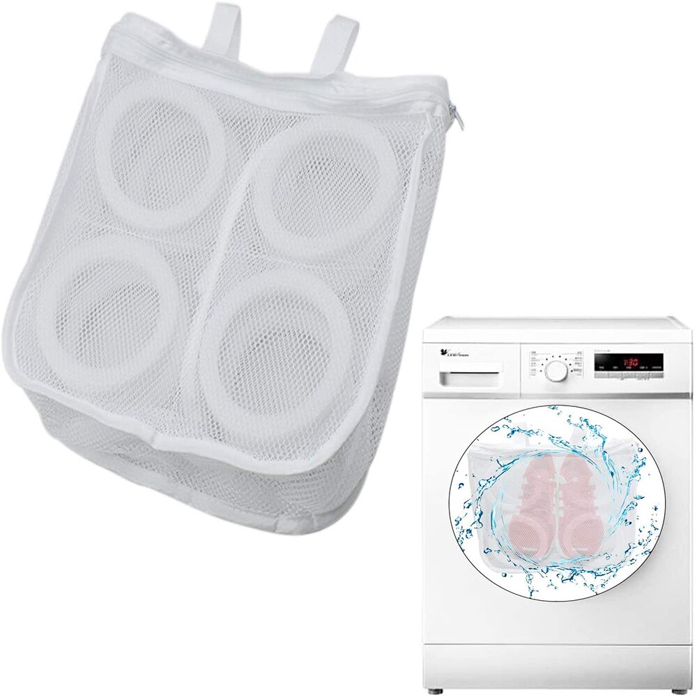 Scarpe lavare borse scarpe sacchetti per biancheria per lavatrice borsa per biancheria in rete asciugatrice per scarpe scarpe da ginnastica scarpe a calza lavorate a maglia