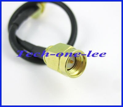 10 piece/lot SMA cable SMA female to SMA male connector pigtail cable RG174 15CM