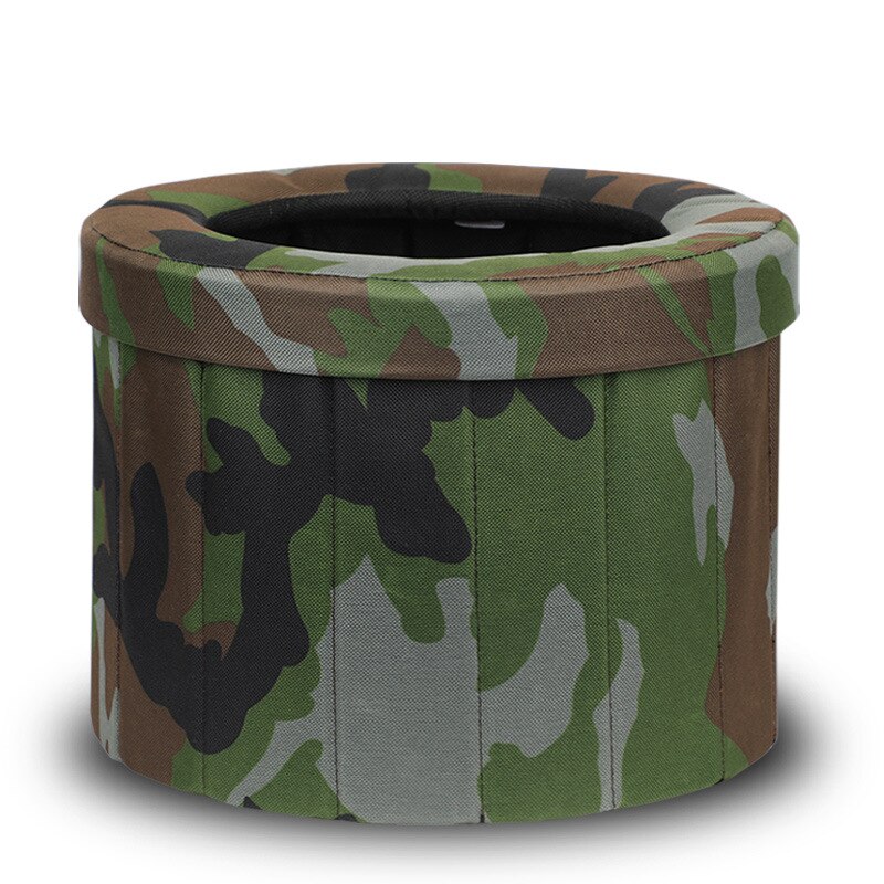 Draagbare Vouwen Wc Auto Wc Outdoor Mobiele Wc Volwassen Urine Zak Zelf Rijden Auto Mannen En Vrouwen commode Toiletbril: Medium ellipse