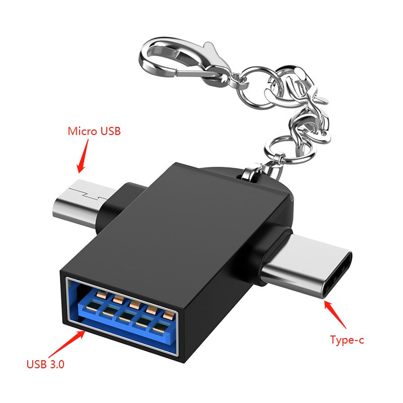 3 in 1 USB 3.0 Hub For Laptop PC Computer USB 3.0/2.0 Splitter Adapter For Notebook Dell Lenovo Computer Accessories: OTG Adapter