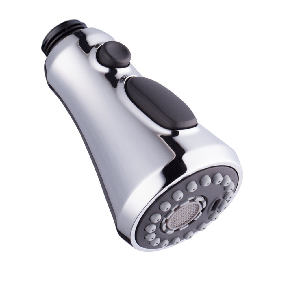 Kitchen Spring Pull Out Faucet Sprayer Handheld Pull Down Kitchen Spout Head High pressure Sprayer Nozzle Small Shower Head: Chrome