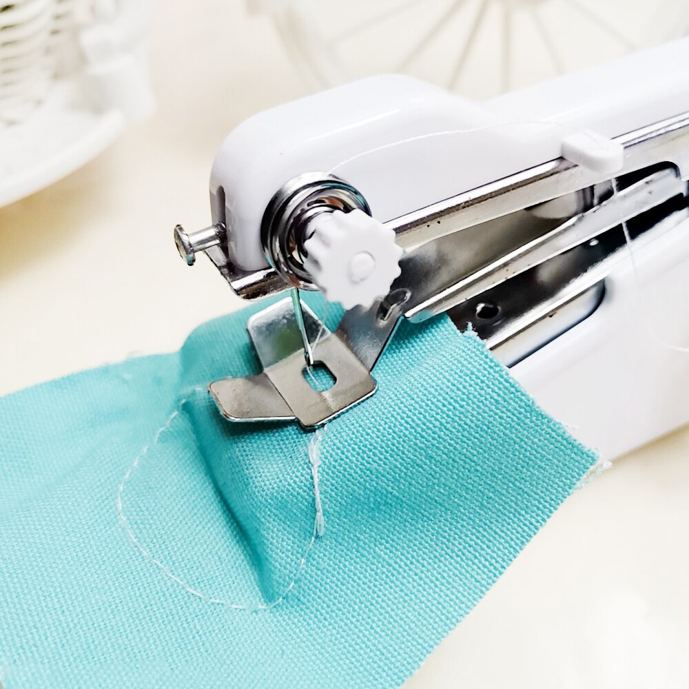 Draagbare Mini Hand Naaimachine Huishoudelijke Handheld Naaimachine Elektrische Steek Handwerken Set Voor Diy Kleding Stitchin