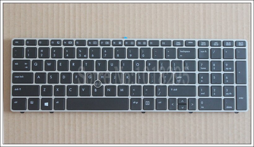 English Keyboard for HP EliteBook 8560p 8570P 8560B 6560b 6565b 6560P US laptop keyboard with border