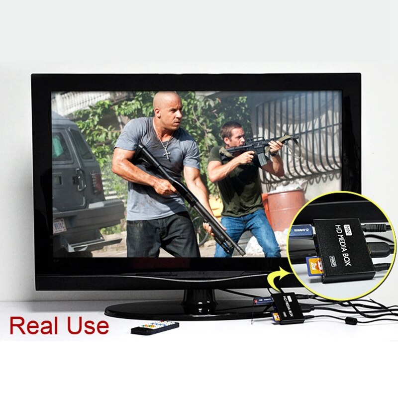 Mini Full HD 1080P Media Player for TV Multi Media Video Player External HDD Media Player