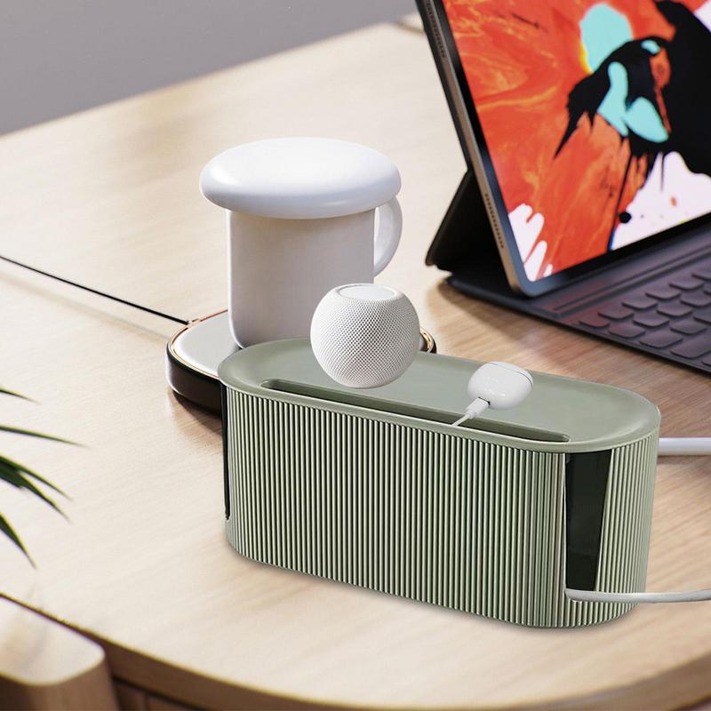 NordicPlug Board Storage Box Cable Wire Organizer Case Socket Wireless WiFi Router TV Computer Wires Cable Hider Box For Home