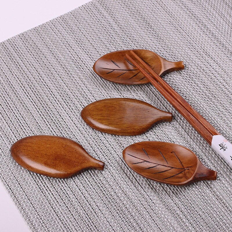 Palillo de madera ovalado con forma de hoja grande, utensilio de cocina moderno y Simple, , para artesanía