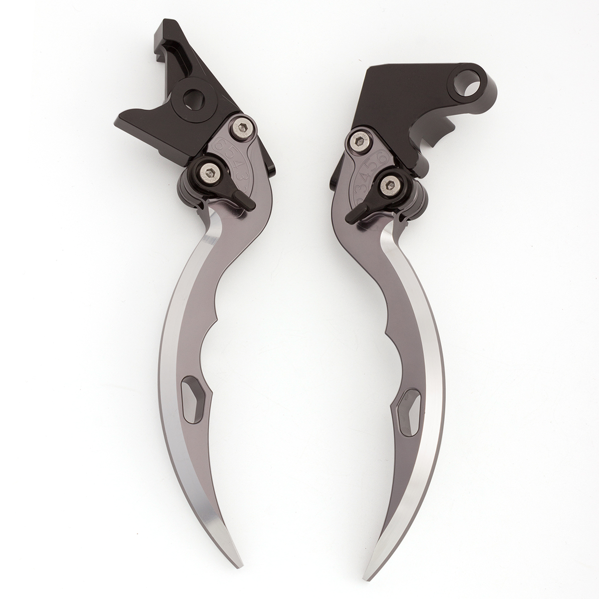 170mm Motorcycle Knife Blade Handles CNC Aluminum Brake Clutch Lever For Honda Grom 150: 170mm Gray
