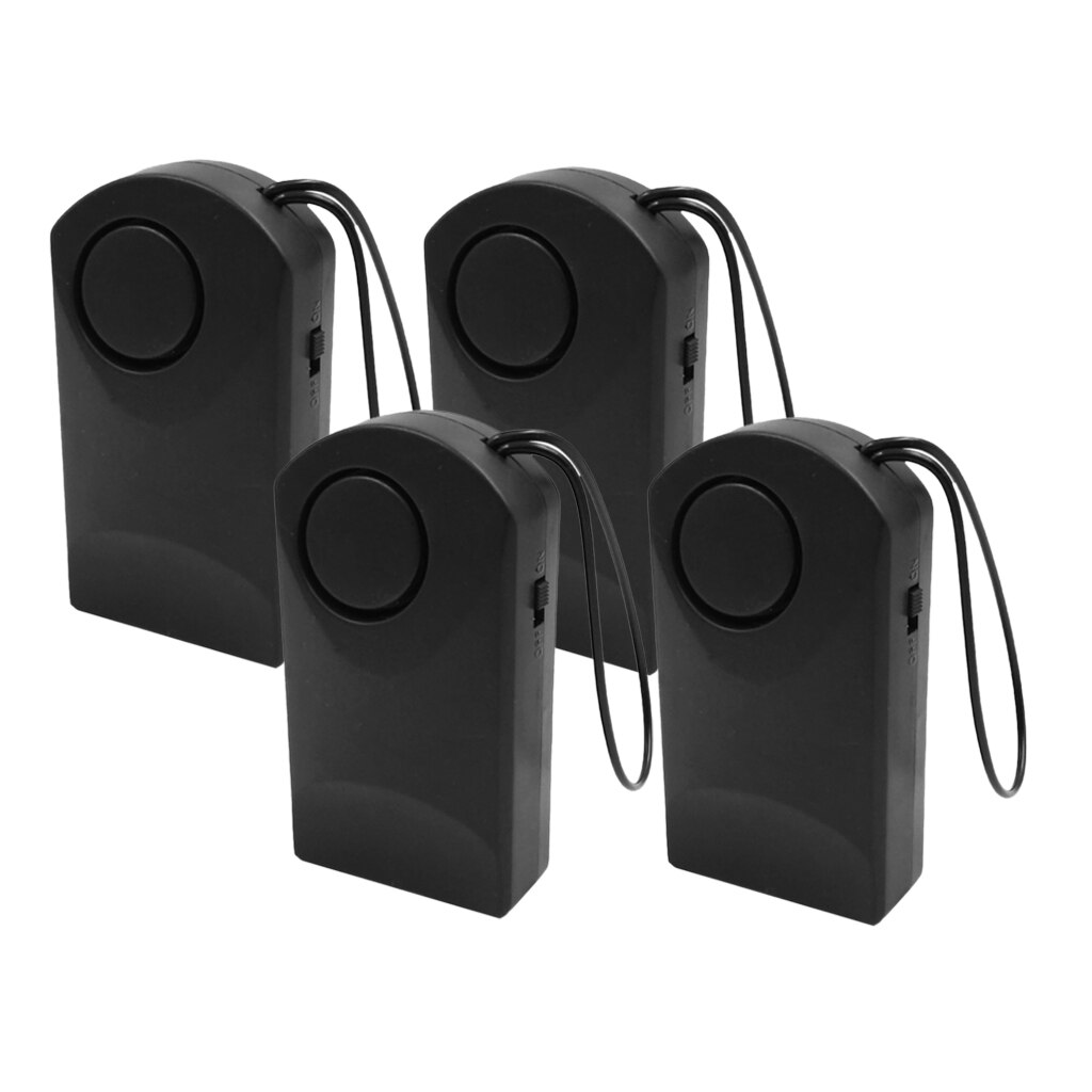 4x Home Door Knob ing Burglar Security Alarm Sensor Battery Operated