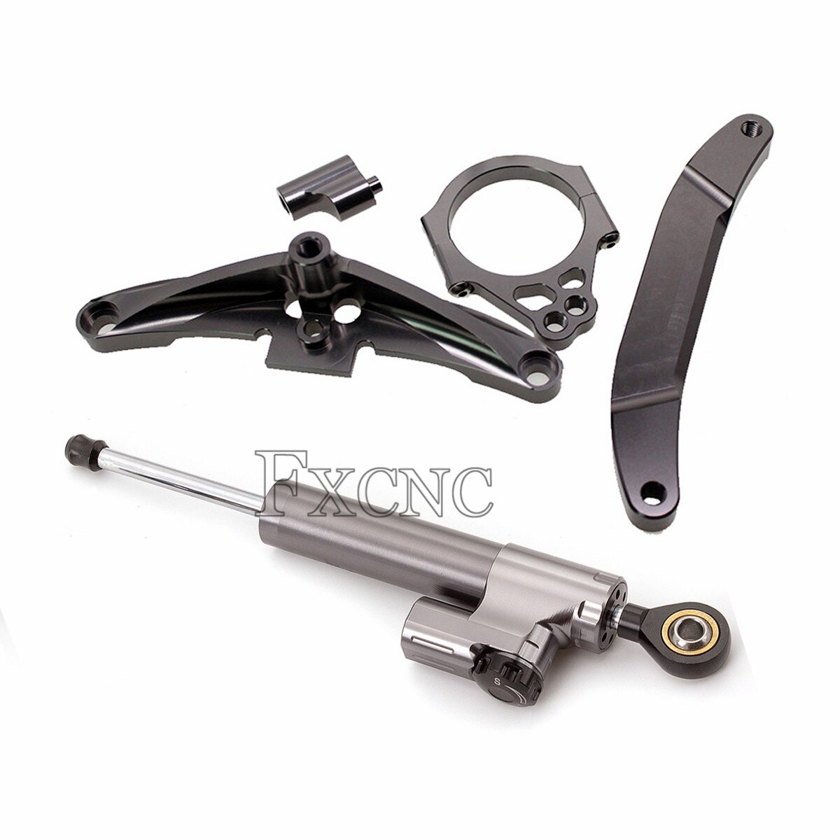 Lenkung Dämpfer Halterung einstellen für Yamaha FZ1 FAZER FZ1-N 2006 CNC Aluminium Stabilisator Lineare Dämpfer Montage Unterstützung