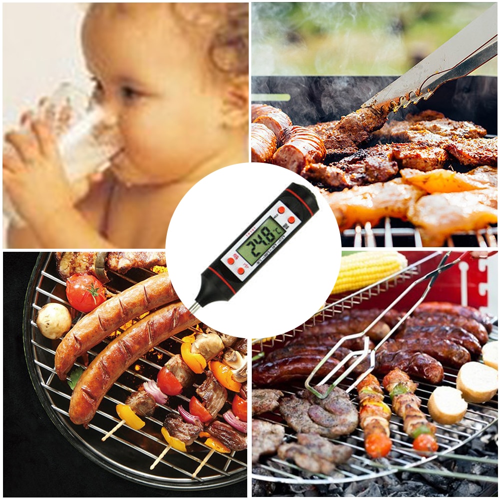 Keuken Elektronische Koken Gereedschap Probe BBQ Digitale Vlees Thermometer