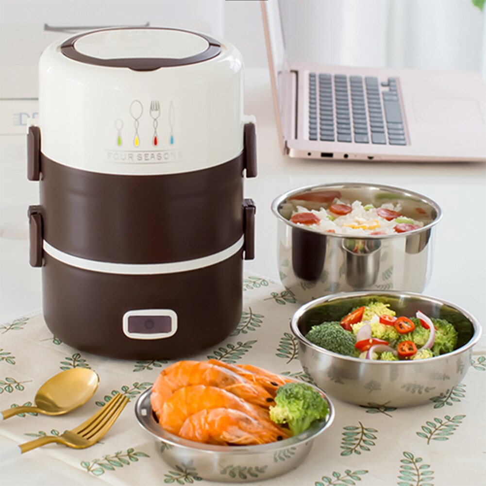 Alloet elvärme matlåda förvaringsbehållare resemat varm värmare termisk för hushållskök hjälper inredning