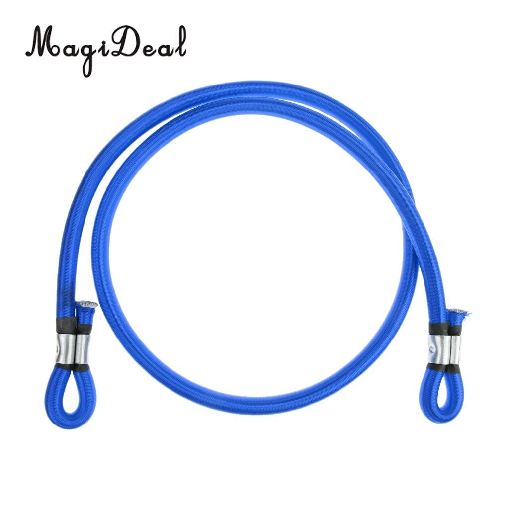 MagiDeal 12mm x 120cm schwer Pflicht Bungee-seil 100Kg für freundlicher freundlicher Trampolin Bunte Klettern Höhlenforschung Camping springen prallen: Blau