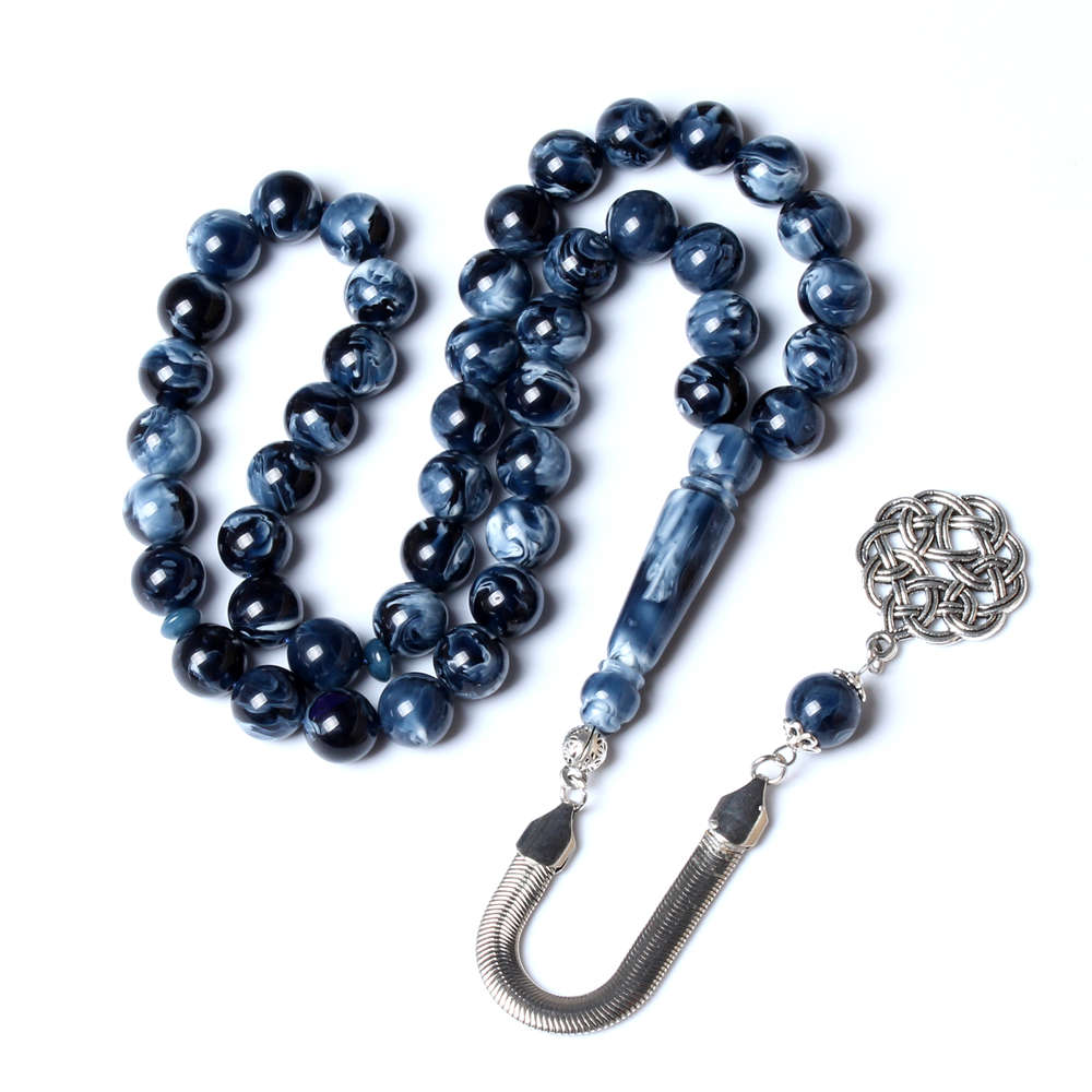 Cuentas de Rosario de oración de arabia, musulmanes, joyería islámica, estilo de , fábrica Misbaha Tasbih , 10MM, 45 cuentas