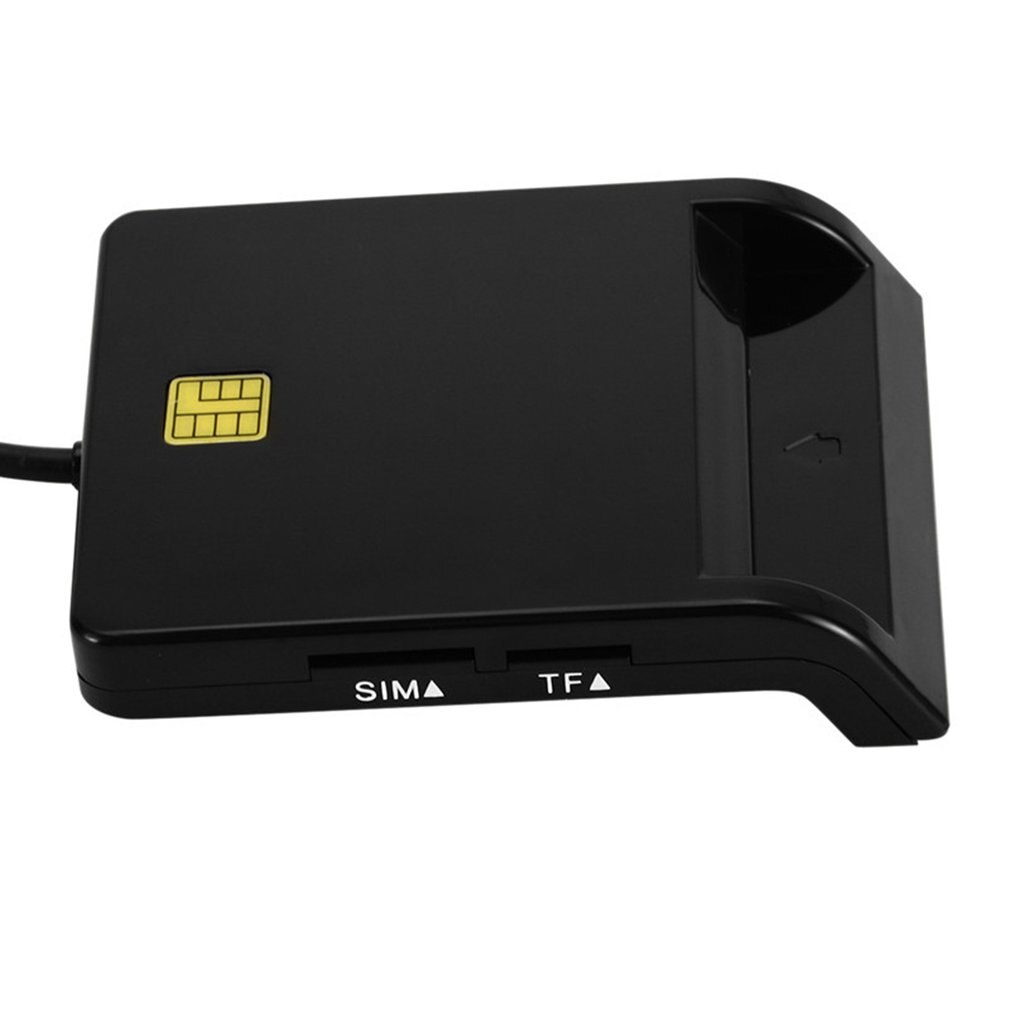 Lector de tarjetas SIM para Windows 7, 8, 10, Vista XP, USB 2,0, tarjeta bancaria, IC/ID, EMV, SD, TF, MMC, USB-CCID, ISO 7816