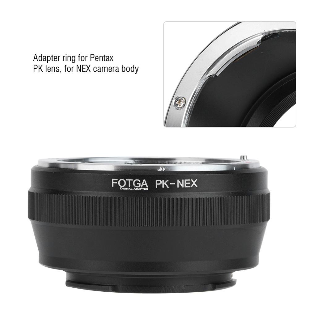 Fotga Lens Adapter Ring Voor Pentax K/Pk Mount Lens Sony E-Mount NEX3 C3 NEX5 NEX6