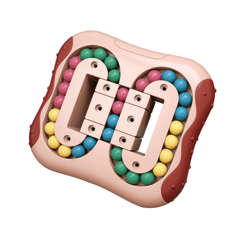 Creatieve Roterende Mini Ball Cube Voor Kinderen Vinger Intelligentie Gyroscoop Disc Kids Vroege Educatief Hersenen Ontwikkeling Speelgoed: DT1961RD