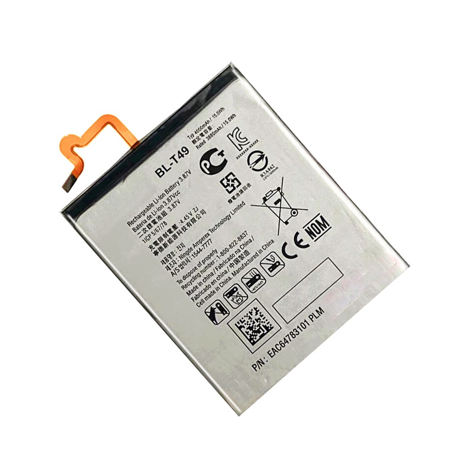 BL-T49 Batterij 4000Mah Voor Lg K510 K51S LM-K410BMW LM-K510BMW LM-K510HM Mobiele Telefoon Bateria