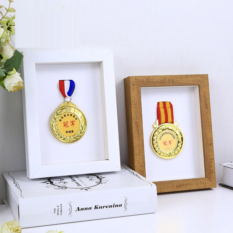 Medal display stand 3D photo frame medal storage display stand Marathon medal medal stand