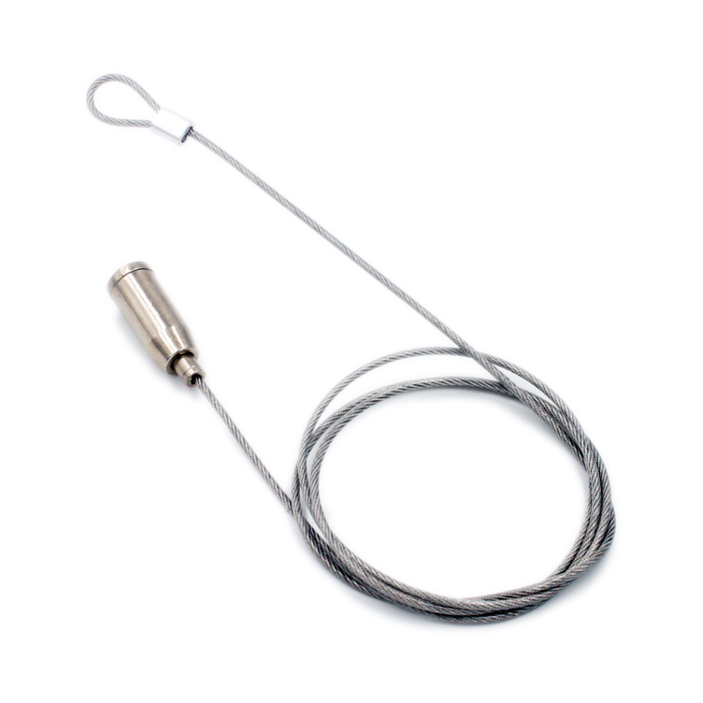 Adjustable Hanger Hooks Bullet Shape Stainless Steel Wire Art Gallery Display Hanging System Accessories 2pcs