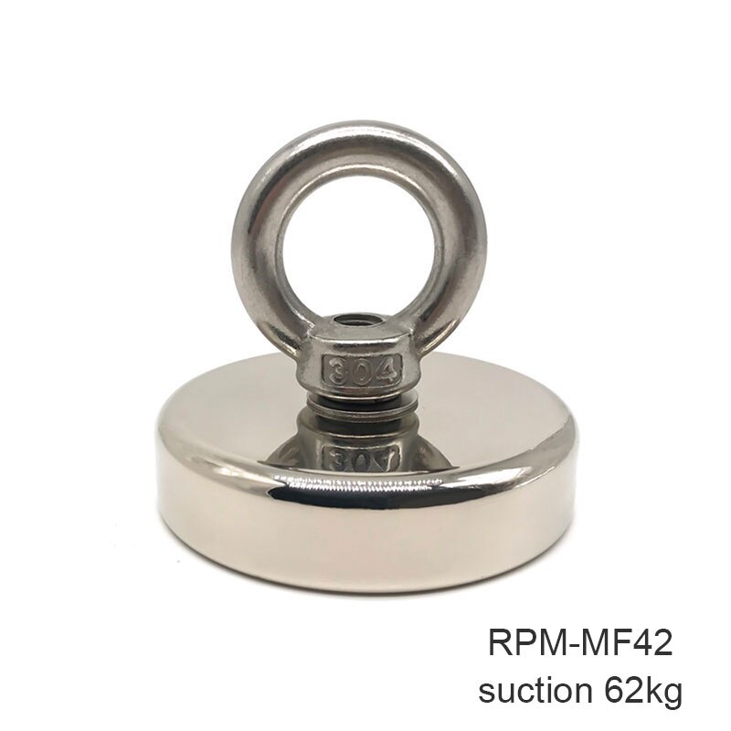 Crochet magnétique à Absorption forte | Aimants pour levage de pêche, suspension récupération UD88: suction 62kg