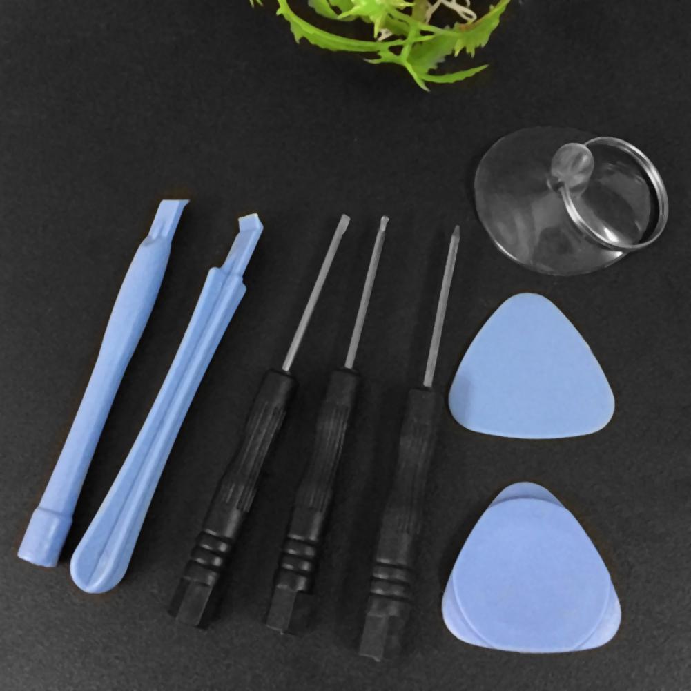 Mobiele telefoon 8- -delige demontagegereedschapset voor mobiele telefoonreparatie voor iphone 4 4s 5 5s / 6 / 7 / 8 demontagestang zuignap