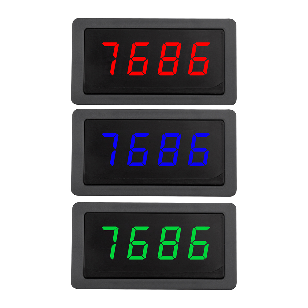 DC8–24 V, 4 digitale LED-Drehzahlmesser, Drehzahlmesser, Geschwindigkeitsmesser, hochpräziser Drehzahlmesser und Magnetsensor, NPN-Schalter für Drehmaschinen, Förderband