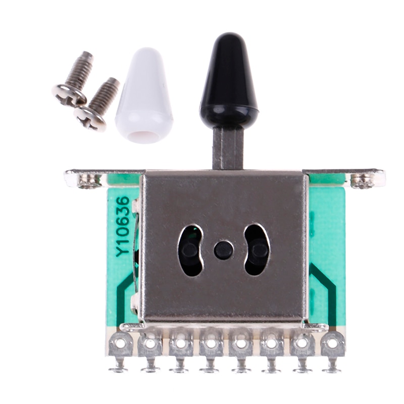 Musiclily Pro Selettore Pickup 5 Posizioni Blade Lever Switch 4 Poli per Chitarra Elettrica tipo Strat Tele