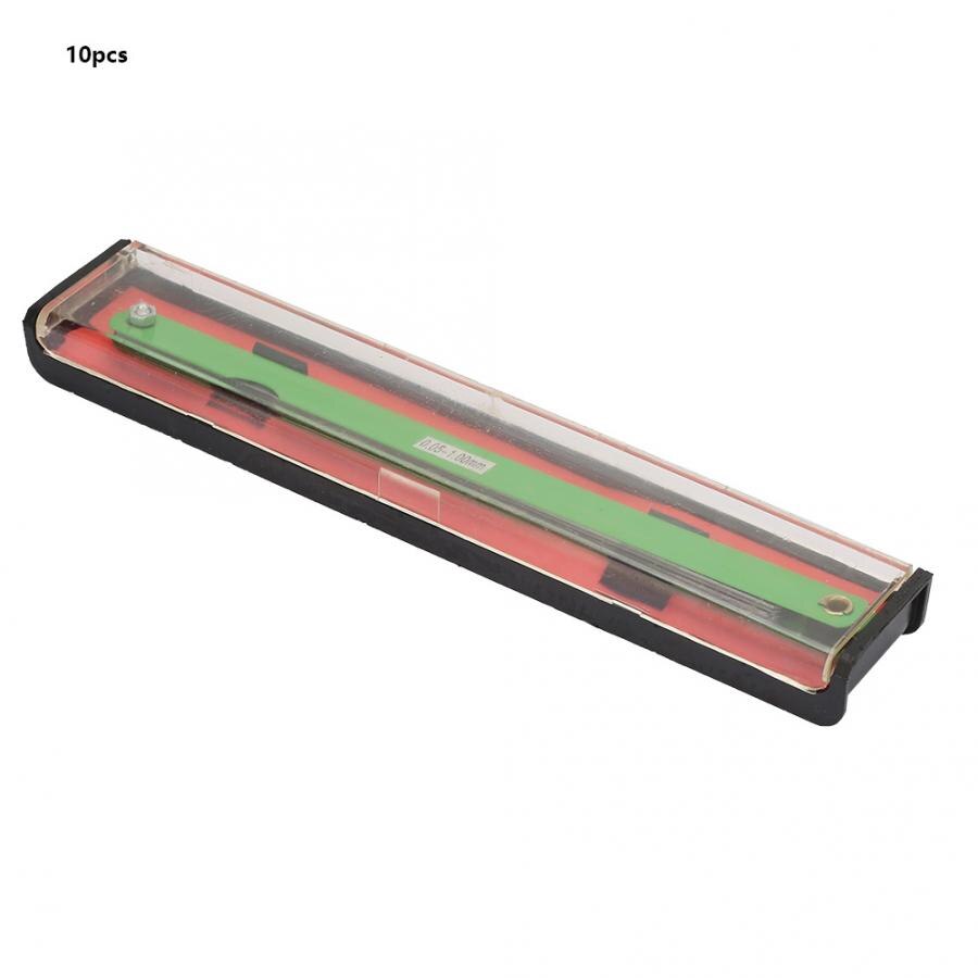10Pcs 200mm*14 0.05-1mm Stainless Steel Feeler Gauge Inspection Measuring Tool Feeler Inspection Gauge