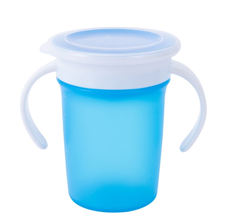 1pc magiske kopper baby læringe drikkekopp 360 grader kan roteres lekkasjesikker barnevannkopp flaske 220/240ml: C3