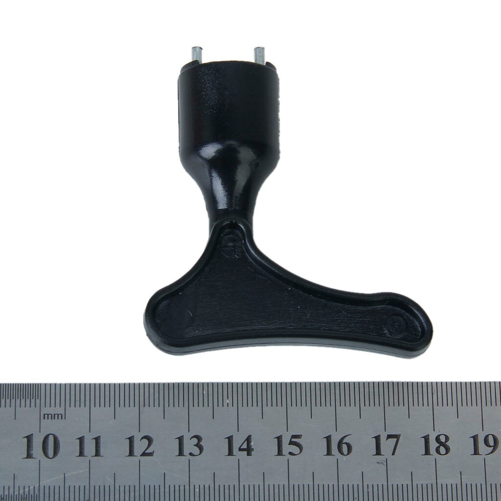 Golf Shoe Stud Remover Spike Wrench Cleat Key Removing Tool Handle Black