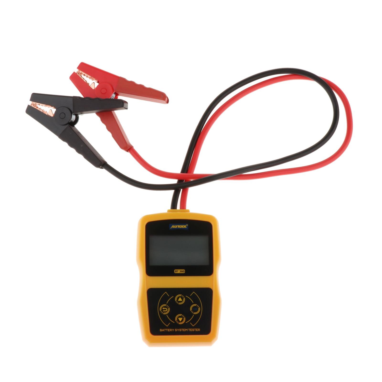 Battery Tester, 12V 100-2400 CCA Automotive Load Battery Tester Diagnostic Analyzer for Cars/Boat/Trucks