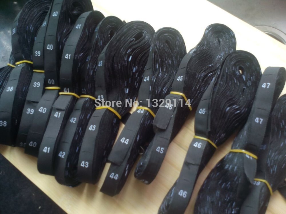 Number 34 35 36 37 38 39 40 41 42 43 44 45 46 47 48 Black woven polyester cloth shirt size label clothing