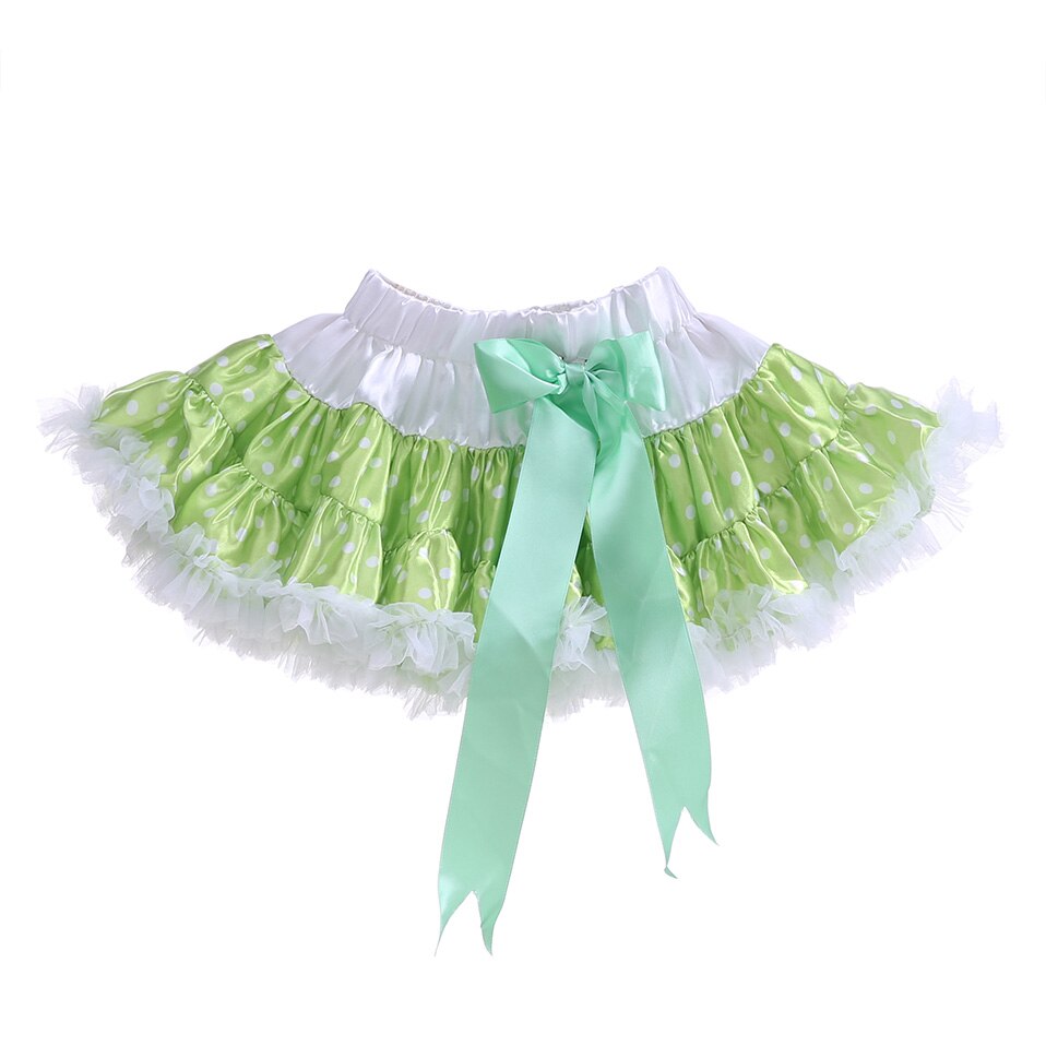 Tutu Rok Meisjes Tutu Pettiskirt Groen Mini Rok Verjaardag Prinses Baljurk Kinderen Kids Kleding Maat 18M 2 3 4 5 Jaar Oud: 3T