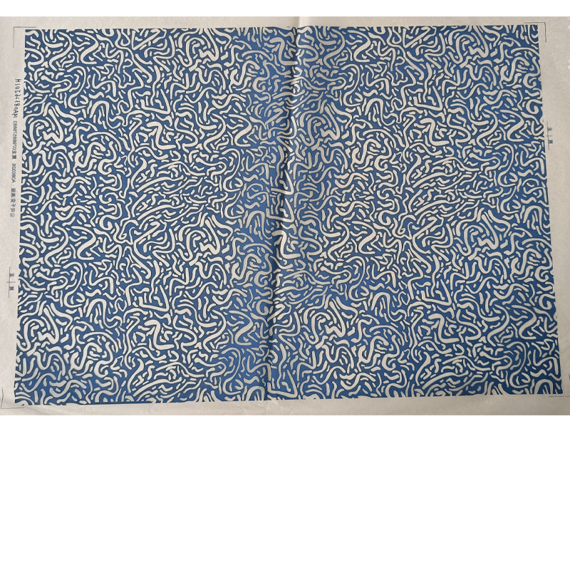 Papel de flores de colores Jingdezhen, cerámica, arcilla, bajo esmalte, porcelana azul y blanca, papel de transferencia de alta temperatura, 1 unidad: 18