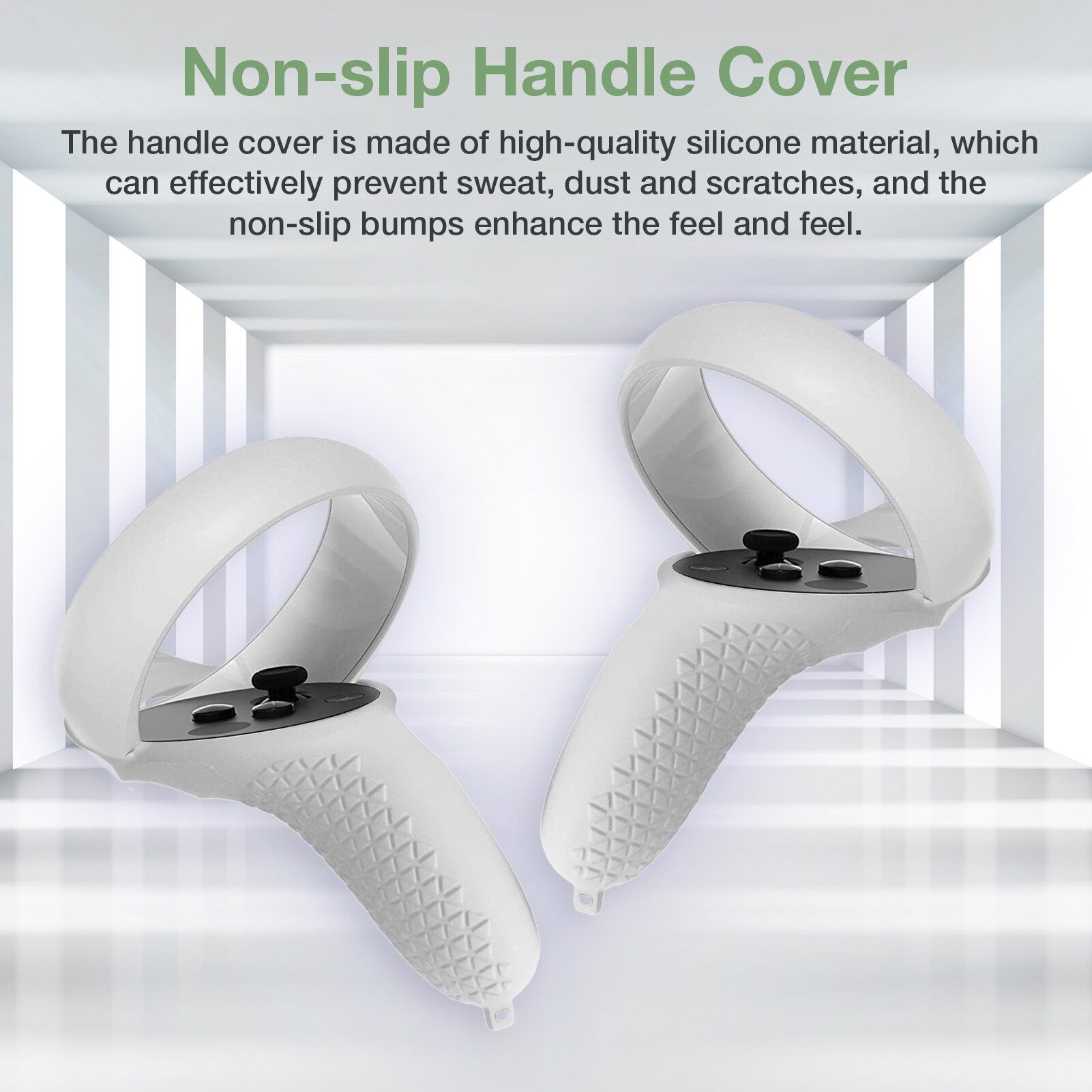 VR Accessories Set For Oculus Quest 2 VR Headset Eye Mask Cushion Lens Cover Button Cap Touch Controller Protective Case & Strap