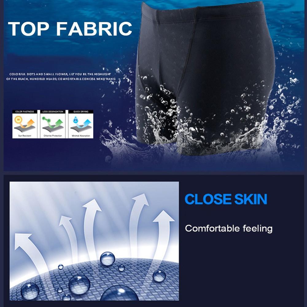 Swimming Trunks Men Waterproof Quick-drying Shorts Athletic Swim Jammers Waterproof Beach Square Leg Swimsuit Swimwear Surf Boar