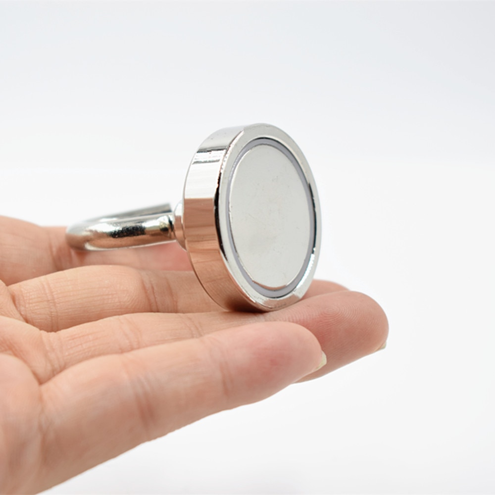 2 stk neodymmagnetkrog superkraft stærk mini magnetisk cirkulær bøjle forbundet hjem køkken væg holder køleskabsbøjle nyttigt