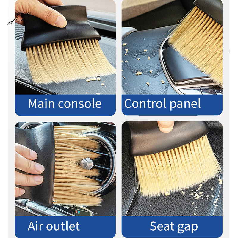 Car Interior Cleaning Tool Air Conditioning Outlet Cleaning Brush Fine Brush Car Interior Gap Dust Removal Cleaning Universal