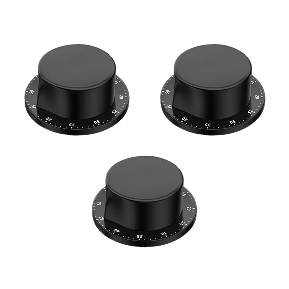 Temporizador de cocina mecánico magnético, reloj de cuenta regresiva de acero inoxidable de 55 minutos para el hogar, la oficina y los lugares públicos: Rojo