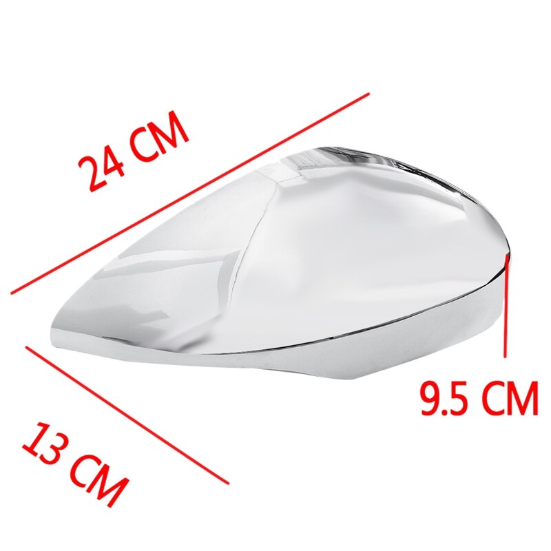 Car Rearview Mirror Cover Chrome Wing Mirror Cover Cap for ford Fiesta MK7 -