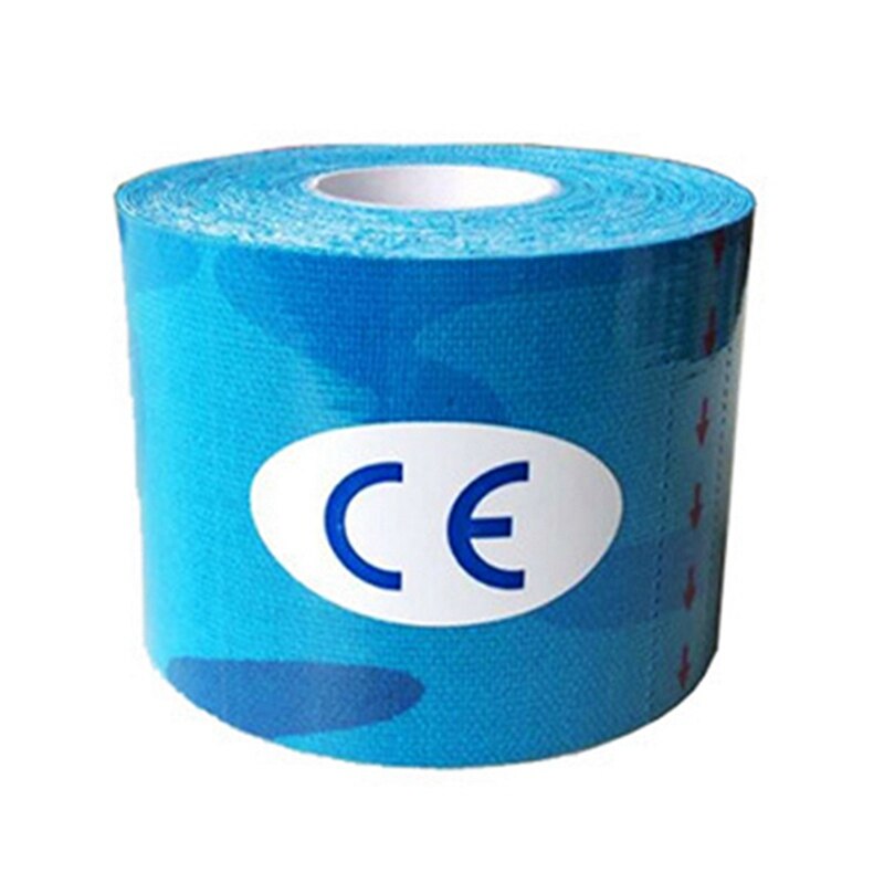 5cm x 5m selvklebende teip atletisk muskelstøtte fysio stropping bånd sport taping trening trening trening muskel beskytter: Rød