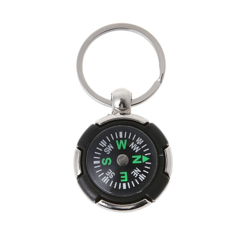 Mini boussole de navigation pour Camping en plein air et randonnée, porte-clés Portable, outil de survie, accessoires, 1 pièce