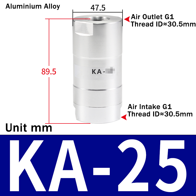 Ka -06 ka-08 ka-10 ka-15 luft tilbakeslagsventil i aluminium pneumatisk tilbakeslagsventil kobberforniklet enveisventil cv -01 02 03 04: Grønn / 1-1/4 "