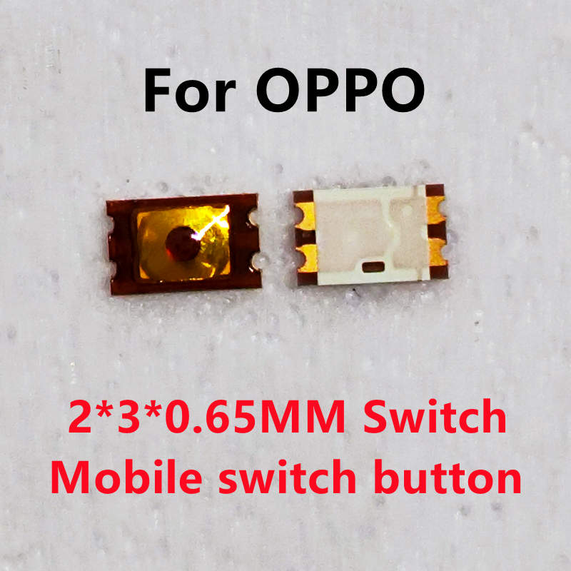 10 unids/lote interruptor de botón táctil Micro interruptor SMD botón interior de encendido y apagado para iPhone Android Huawei Mi OPPO teléfono móvil: BLANCO