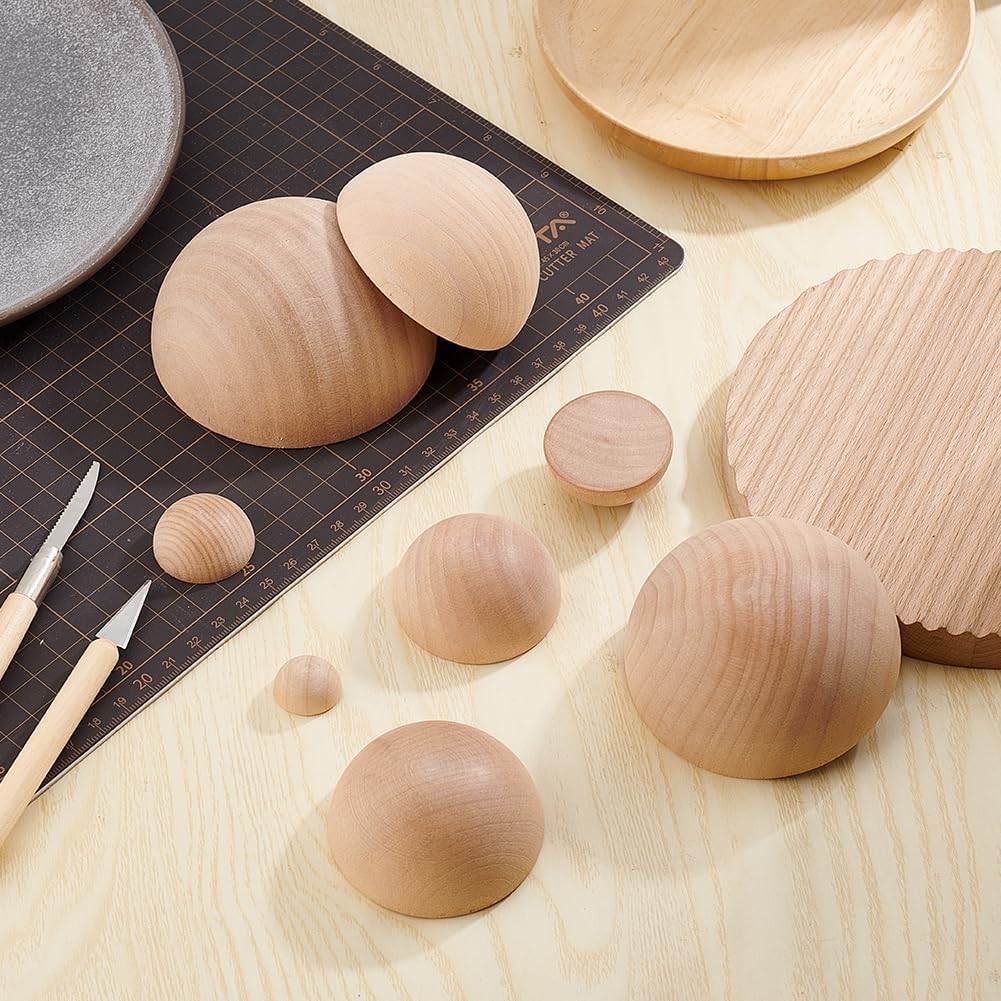 Półokrągłe narzędzia garncarskie, drewniane ceramiczne narzędzie górne Narzędzia robić gliny Narzędzie robić prasowania płytek ceramicznych robić produkcji misek ceramicznych i talerzy