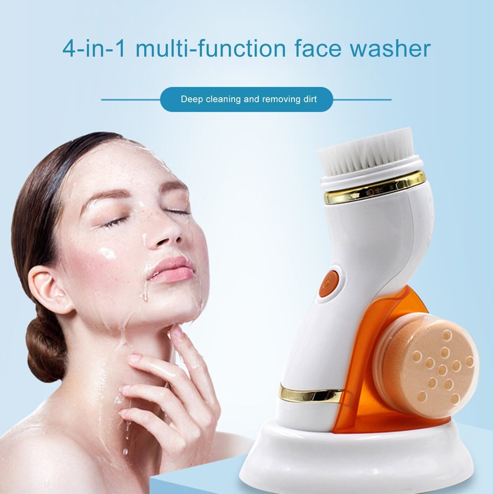 Multi-Function Electric Wash Face Facial Wash Brush Cleansing Brush Face Cleansing Instrument Pore Cleaner